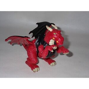 Imaginext Red Dragon Toy Figure Lord Dragomont Fortress 2004 Mattel
